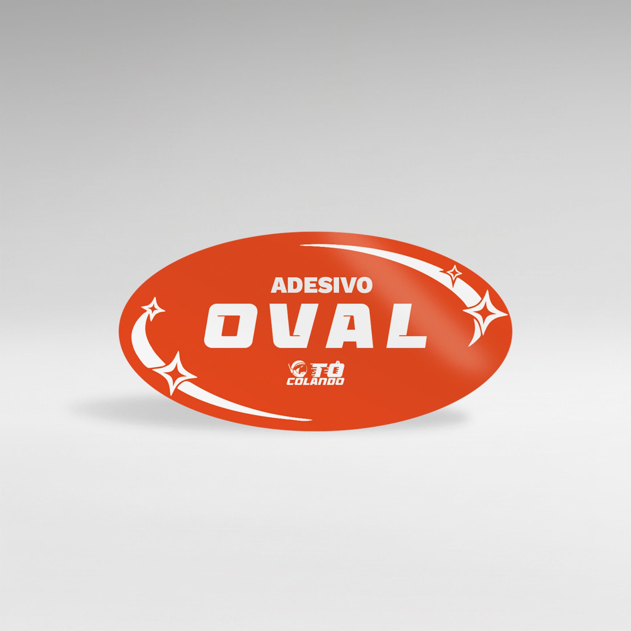 Adesivo Oval - 3