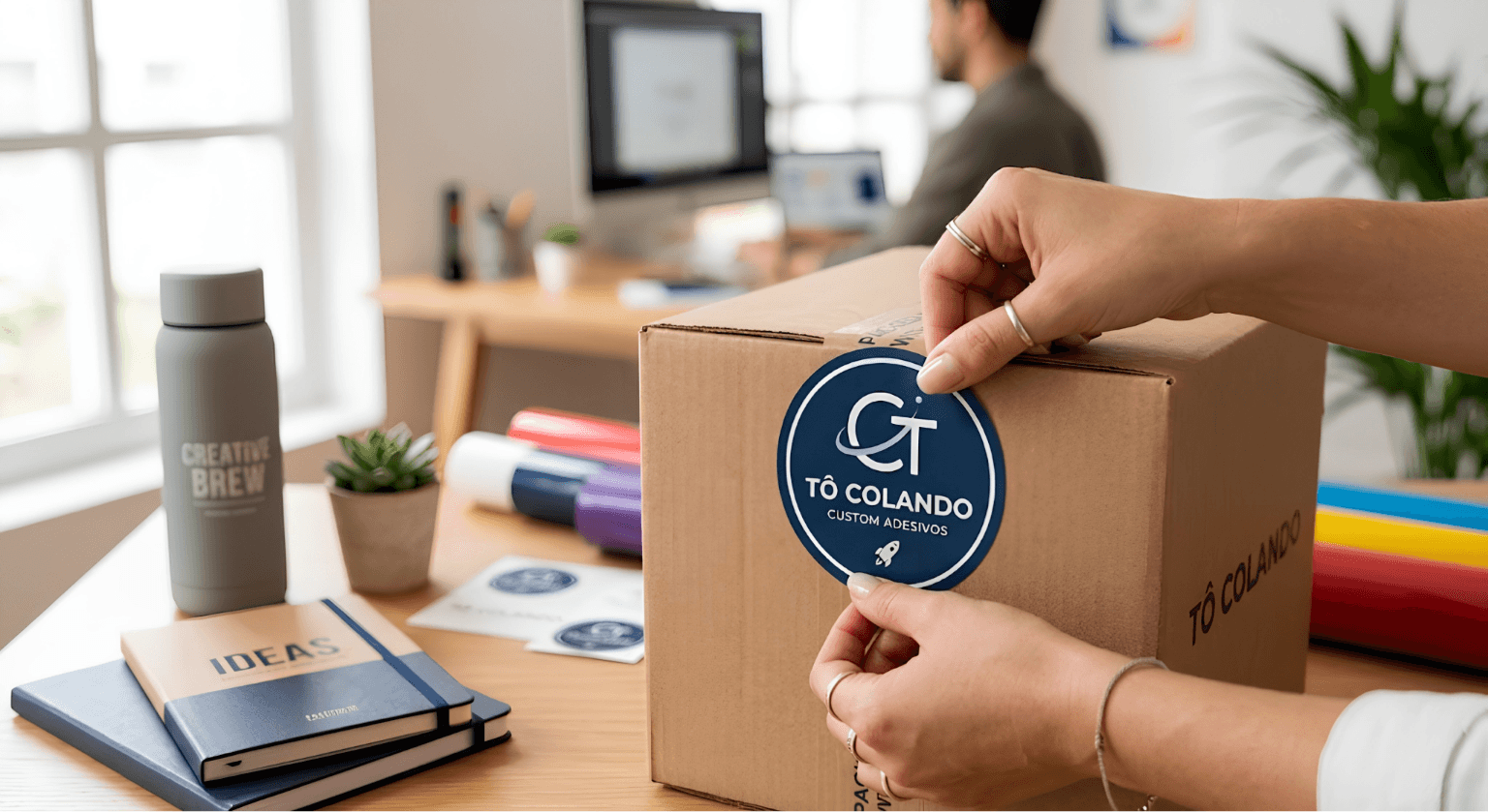 Adesivos Personalizados para Empresas: O Segredo para Destacar sua Marca